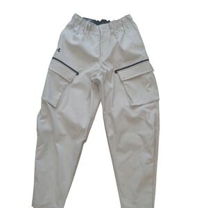 Under Armour Unstoppable Utility Cargo Pants Mens Small Beige 1388827-110 NEW